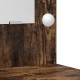 Sonata H Dressing Table с LED светлини Опушен дъб 50x41x135 см Sonata H Dressing Table с LED светлини Опушен дъб 50x41x135 см