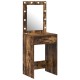 Sonata H Dressing Table с LED светлини Опушен дъб 50x41x135 см Sonata H Dressing Table с LED светлини Опушен дъб 50x41x135 см