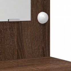 Sonata H Тоалетка с LED светлини Кафяв дъб 50x41x135 см - Тоалетки и Огледала