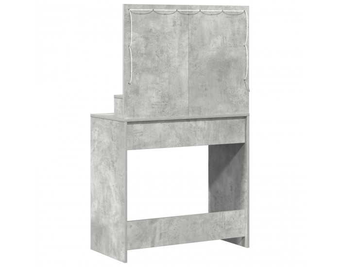 Комплект за грим с LED лампи Sonata H Светлосянка 79x41x135 см