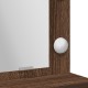 Sonata H Тоалетна маса с LED светлини, Кафяв дъб, 79x41x135 см