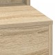 Sonata H Тоалетка с LED светлина Сонома дъб 100x41x135 см