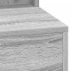 Sonata H Тоалетка с LED осветление - Сиво Сонома, 100x41x135 см
