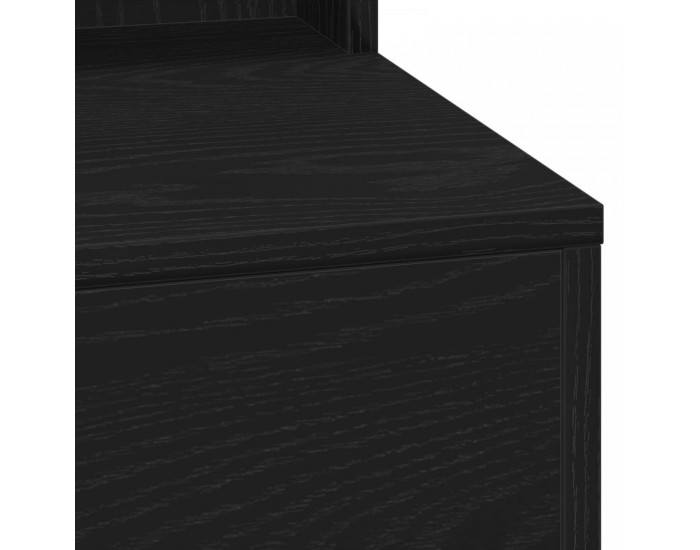 Sonata H Тоалетка с LED светлина Черен дъб 79x41x135 см