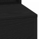 Sonata H Тоалетка с LED светлина Черен дъб 79x41x135 см