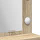 Sonata H Тоалетна масичка с LED светлини Сонома дъб 79x41x135 см