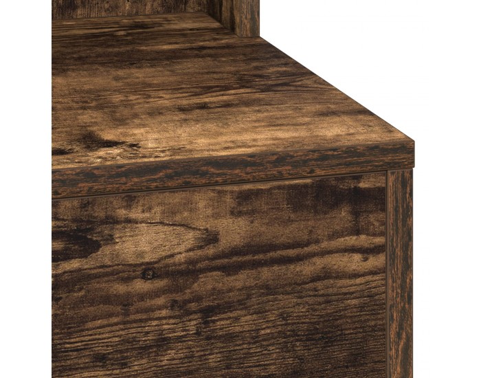 Sonata H Тоалетно бюро с LED светлини, Опушен дъб, 79x41x135 см