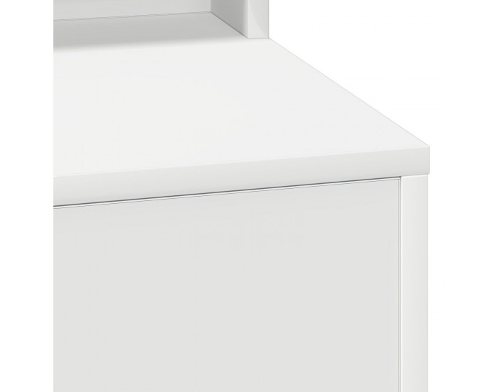 Sonata H Тоалетка с LED светлини, бяла, 50x41x135 см