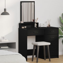 Sonata H Тоалетка с чекмеджета Черен дъб 50x41x140 см - Тоалетки и Огледала