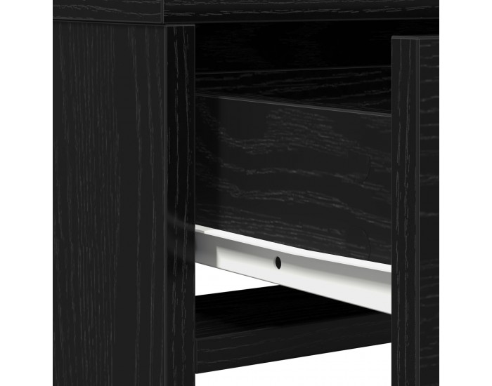 Sonata H Тоалетка с чекмеджета Черен дъб 50x41x140 см