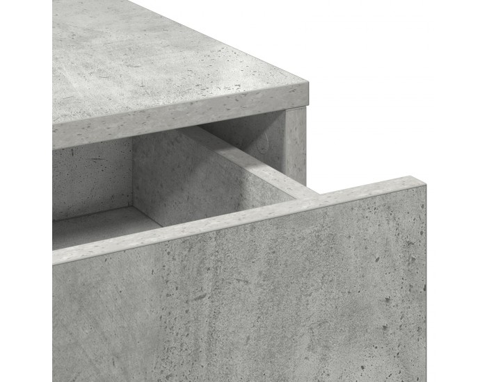 Sonata H Тоалетка с чекмеджета с цвят сиво бетон, размер 50x41x140 см