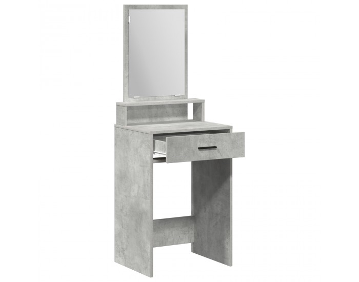 Sonata H Тоалетка с чекмеджета с цвят сиво бетон, размер 50x41x140 см