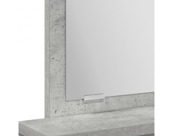 Sonata H Тоалетка с чекмеджета с цвят сиво бетон, размер 50x41x140 см