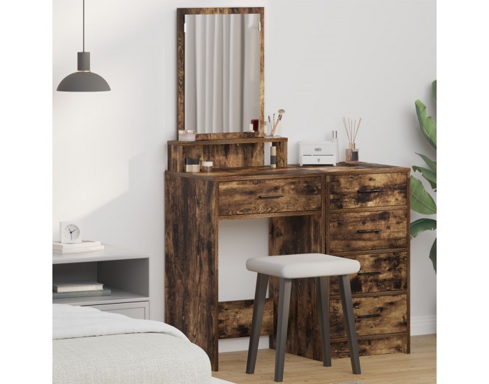 Sonata H Тоалетна маса с чекмедже Опушен дъб 50x41x140 см