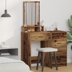 Sonata H Тоалетка с чекмеджета, дърво в стар вид 50x41x140 см - Тоалетки и Огледала
