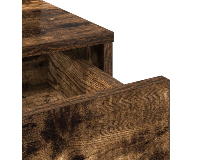 Sonata H Тоалетка с чекмеджета Опушен дъб 79x41x140 см