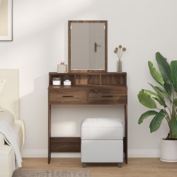Sonata H Тоалетка с чекмеджета, кафяв дъб, 79x41x140 см - Тоалетки и Огледала