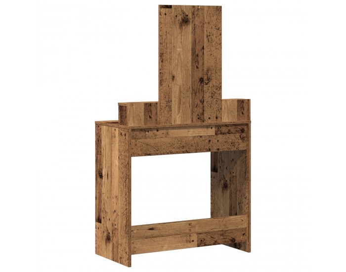 Sonata H Тоалетка с чекмеджета, старо дърво, 79x41x140 см