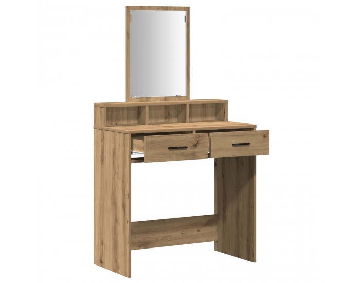 Супер тоалетна масичка с чекмеджета Занаятчийски дъб 79x41x140 см Супер тоалетна масичка с чекмеджета Занаятчийски дъб 79x41x140 см