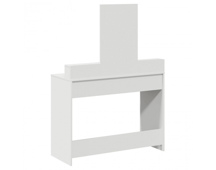 Маса за грим с чекмедже Бяло 100х41х140 см