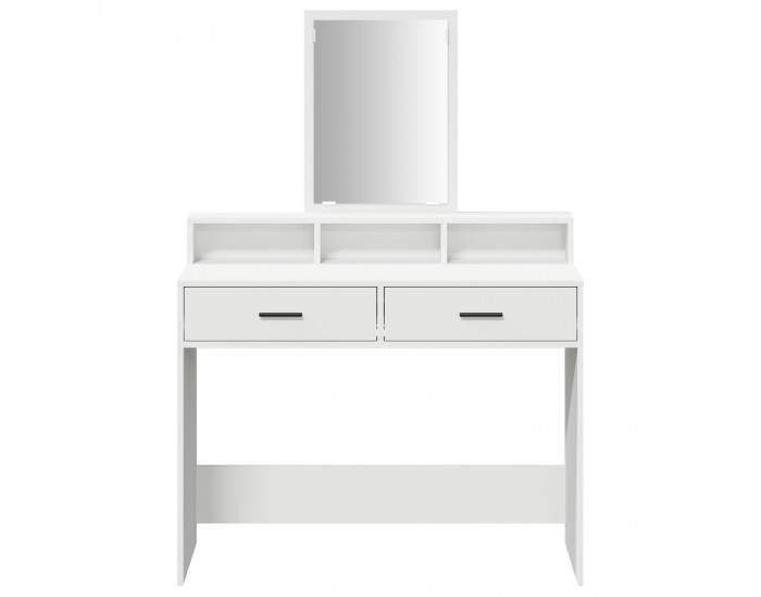 Маса за грим с чекмедже Бяло 100х41х140 см