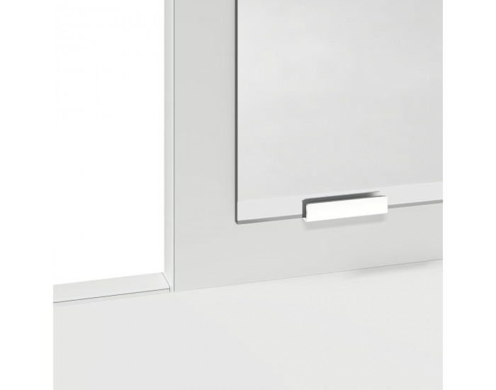 Маса за грим с чекмедже Бяло 100х41х140 см