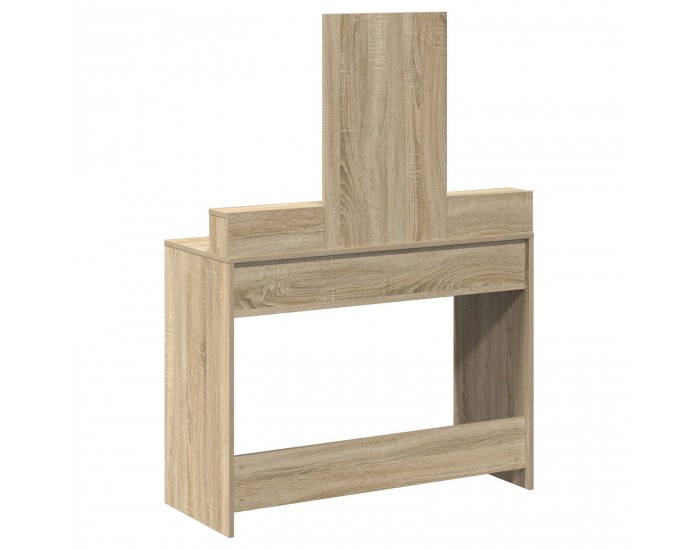 Sonata H Тоалетка с чекмеджета Сонома дъб 100x41x140 см