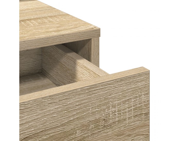 Sonata H Тоалетка с чекмеджета Сонома дъб 100x41x140 см