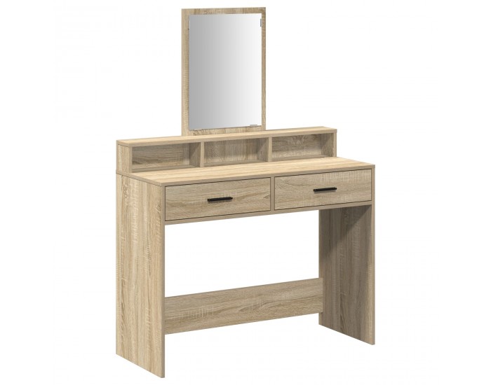 Sonata H Тоалетка с чекмеджета Сонома дъб 100x41x140 см