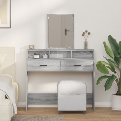 Sonata H Тоалетка с чекмеджета Сиво Сонома 100x41x140 см - Тоалетки и Огледала
