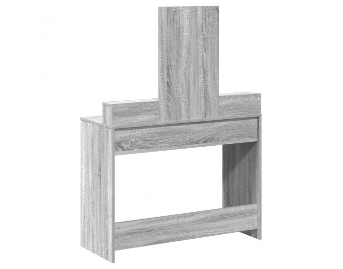 Sonata H Тоалетка с чекмеджета Сиво Сонома 100x41x140 см