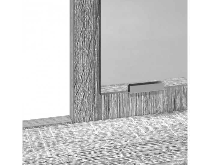 Sonata H Тоалетка с чекмеджета Сиво Сонома 100x41x140 см