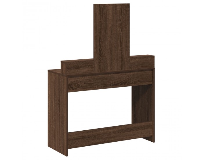 Дressing table с чекмеджета Кафяво дъб 100x41x140 см Дressing table с чекмеджета Кафяво дъб 100x41x140 см