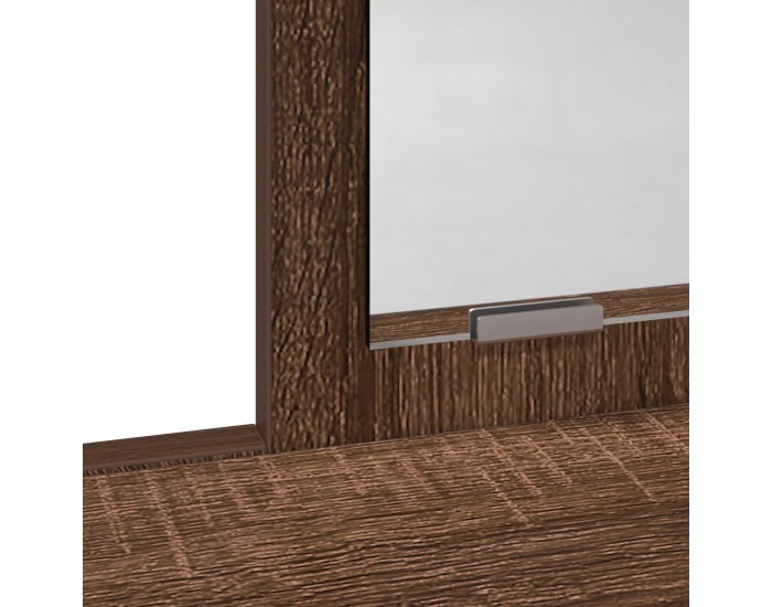 Дressing table с чекмеджета Кафяво дъб 100x41x140 см Дressing table с чекмеджета Кафяво дъб 100x41x140 см