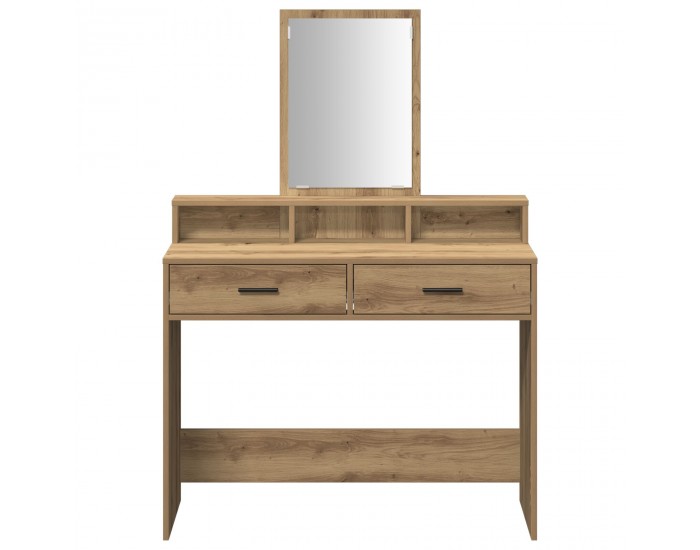 Sonata H Тоалетка с чекмеджета, дървен цвят, 100x41x140 см