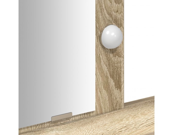 Sonata H Тоалета с LED лампи Сонома Дъб 79x41x140 см