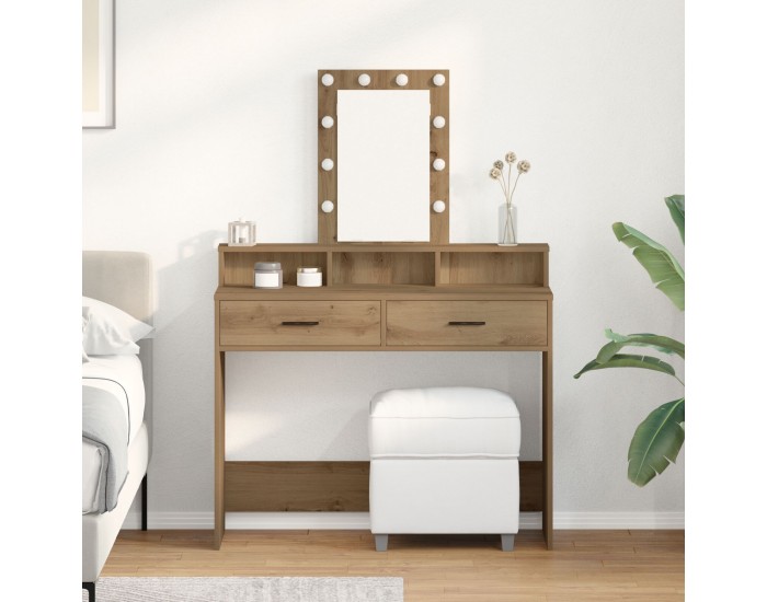 Sonata H Тоалетка с LED осветление Дъб Artisan 100x41x140 см Sonata H Тоалетка с LED осветление Дъб Artisan 100x41x140 см