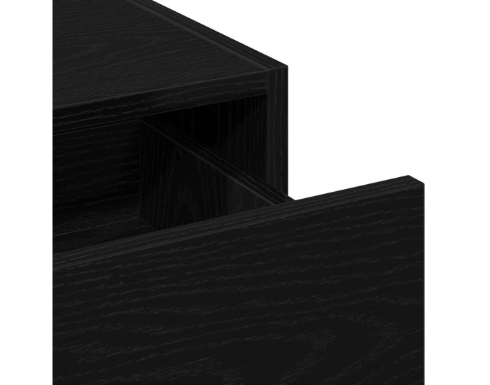 Sonata H Тоалетка за стена Черен дъб 60x40x70 см