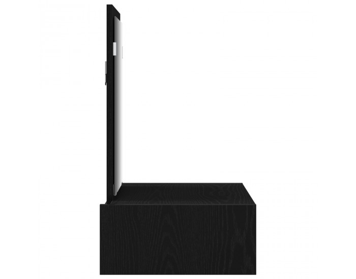 Sonata H Тоалетка за стена Черен дъб 60x40x70 см