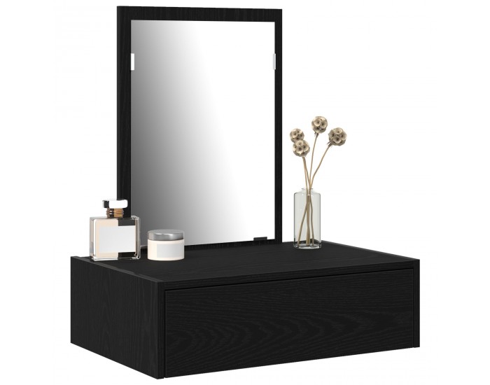 Sonata H Тоалетка за стена Черен дъб 60x40x70 см