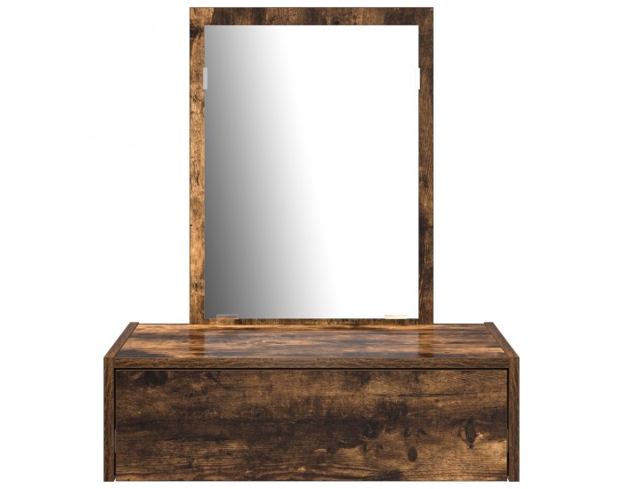 Sonata H Стенна Тоалетна Масичка Опушен дъб 60x40x70 см