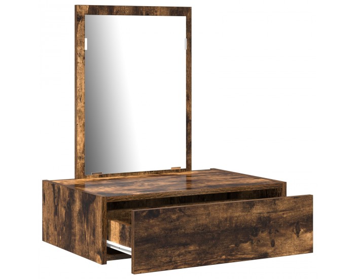 Sonata H Стенна Тоалетна Масичка Опушен дъб 60x40x70 см