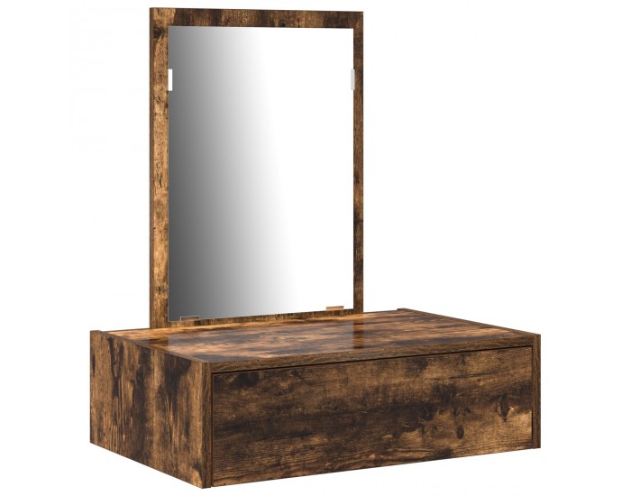 Sonata H Стенна Тоалетна Масичка Опушен дъб 60x40x70 см