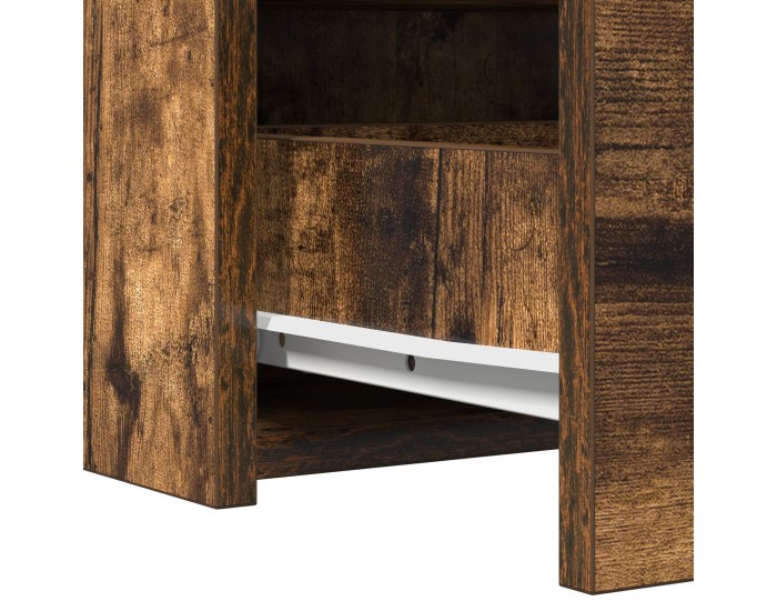 Sonata H Стенна Тоалетна Масичка Опушен дъб 60x40x70 см