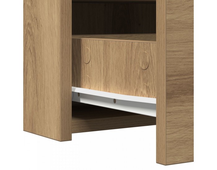 Sonata H Огледално тоалетно шкафче занаятчийско дъбово 60x40x70 см