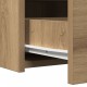 Sonata H Огледално тоалетно шкафче занаятчийско дъбово 60x40x70 см