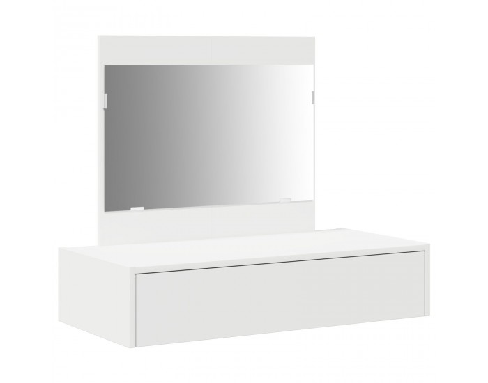 Sonata H стена висяща масичка бяла 83x40x70 см
