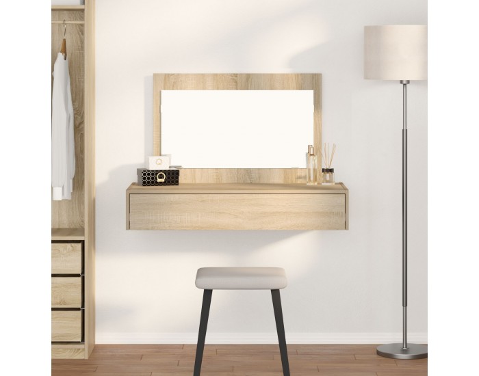 Sonata H Тоалетна масичка за стена Дъб 100x40x70 см