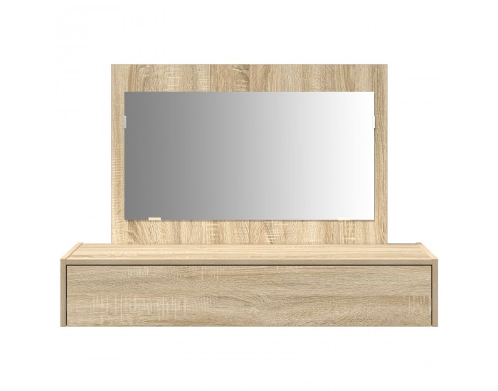 Sonata H Тоалетна масичка за стена Дъб 100x40x70 см
