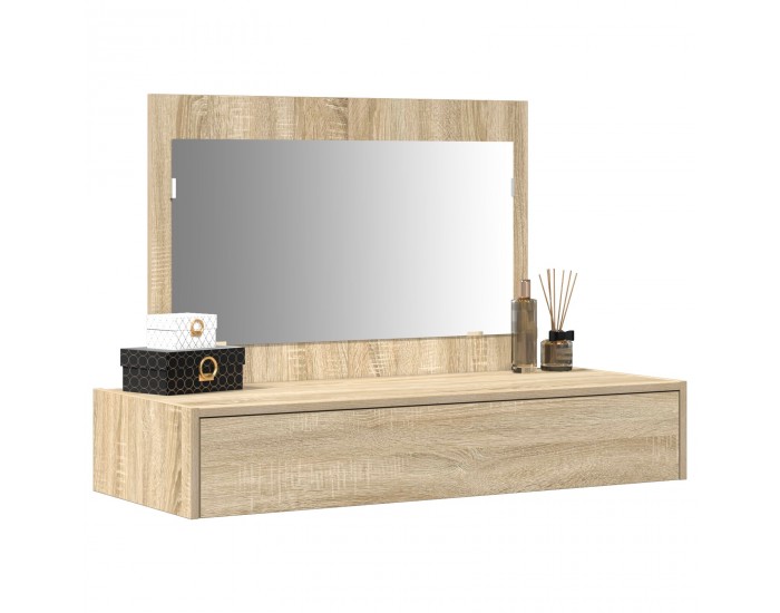 Sonata H Тоалетна масичка за стена Дъб 100x40x70 см